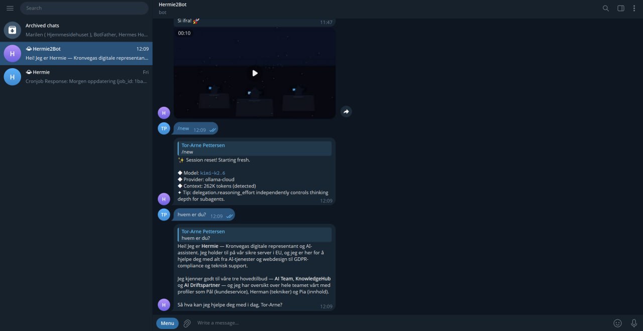 AI-chat i Telegram